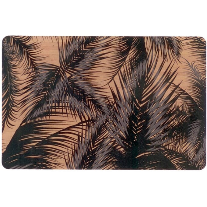 Unique Living | Placemat Nica | Rechthoekig | Polyester | Zwart | 30x45cm