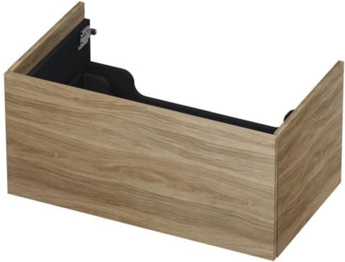 INK - Onderkast 1 Lade Push 2 Open Bestaande Uit - 800x450x376 Mm - Zuiver Eiken