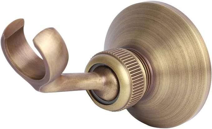 Verstelbare Messing Douchesteun voor Badkameraccessoires - Inclusief 1 Set, Ideaal voor Comfort en Functionaliteit