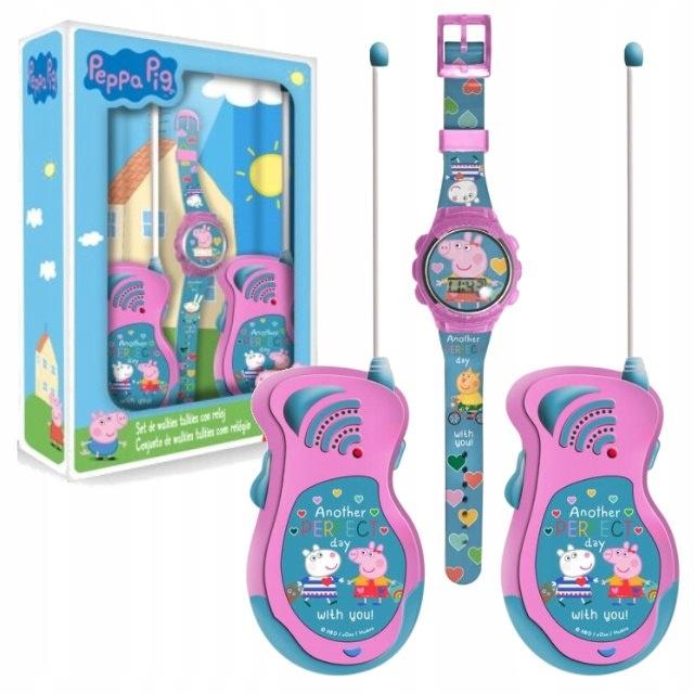 Coffret talkie-walkie + montre - KIDS LICENSING - Peppa Pig - Des 3 ans