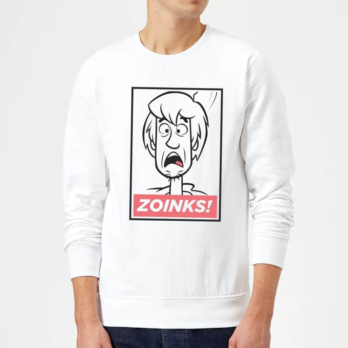 Scooby Doo Zoinks! Sweatshirt - White - S