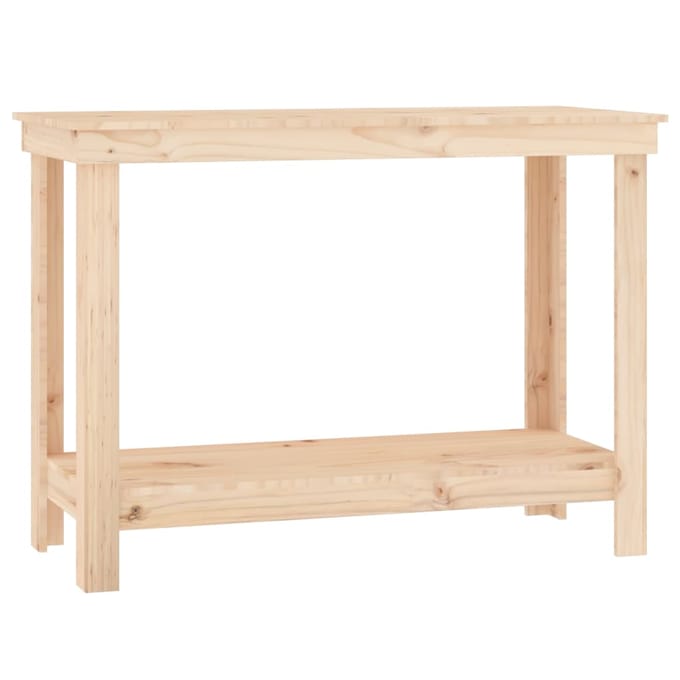 vidaXL - Werkbank - 110x50x80 - cm - massief - grenenhout