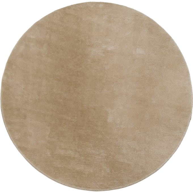 Tapijt Calissa donker-beige 200 cm rond