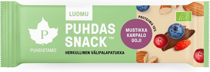 Biologische Puur Snack 4 x 40g-Puhdistamo