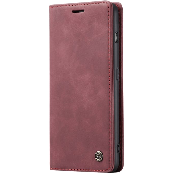 Caseme OnePlus 11 Business Bookcase Hoesje Rood