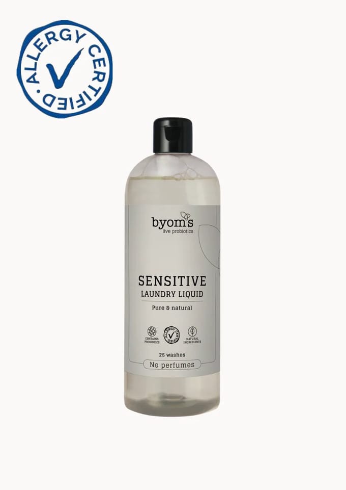 Byoms - Probiotisch wasmiddel - Sensitive - zonder parfum - AC - 25 wasbeurten - 500ml