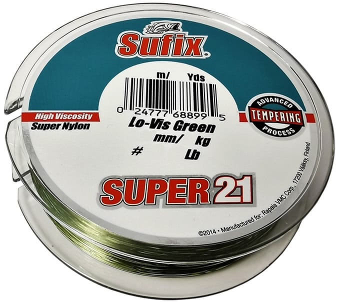 Sufix Super 21 Vis Green Vislijn 0,16mm 150m 2,5kg