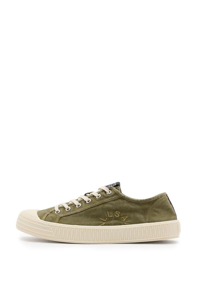 AllSaints Sherman Low Top Khaki Taglia: 41 | Sneakers Outlet | Uomo | Marrone