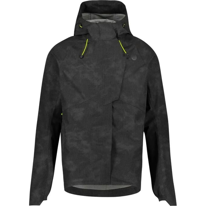 AGU Commuter Tech - Regenjas Heren - Hi-vis - Waterdicht Poray 10.000 - Reflecterende Mistprint - Winddicht - Verstelbare Capuchon - Ventilatie - L