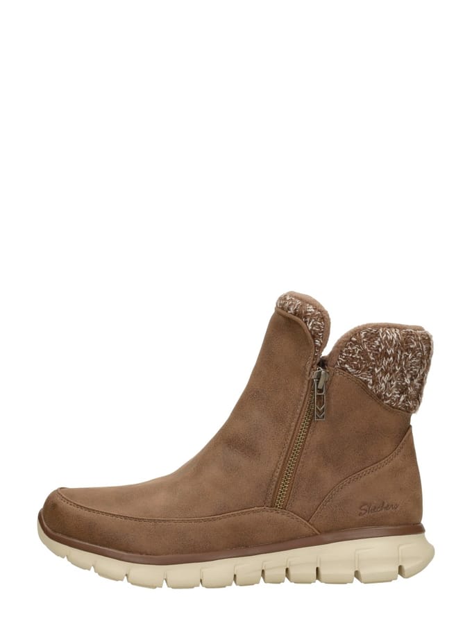 Skechers Skechers Synergy Zip Enkellaarsjes bruin