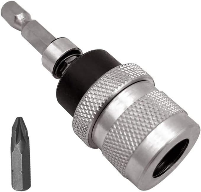 Magnetische gipsplaat bit houder - 1/4 inch hex schacht - instelbare schroefkoppeling - ShopVlot