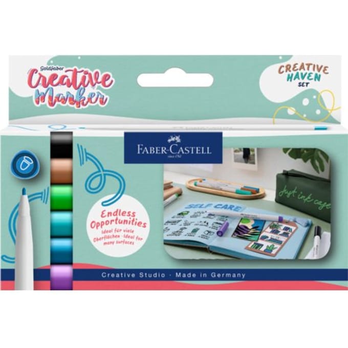 Faber-Castell marker - creatief Goldfaber - lijnbreedte 1.5mm - set Creative Haven - FC-160603