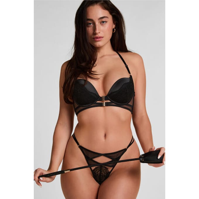 Hunkemöller Private Diamanten Spanker Zwart