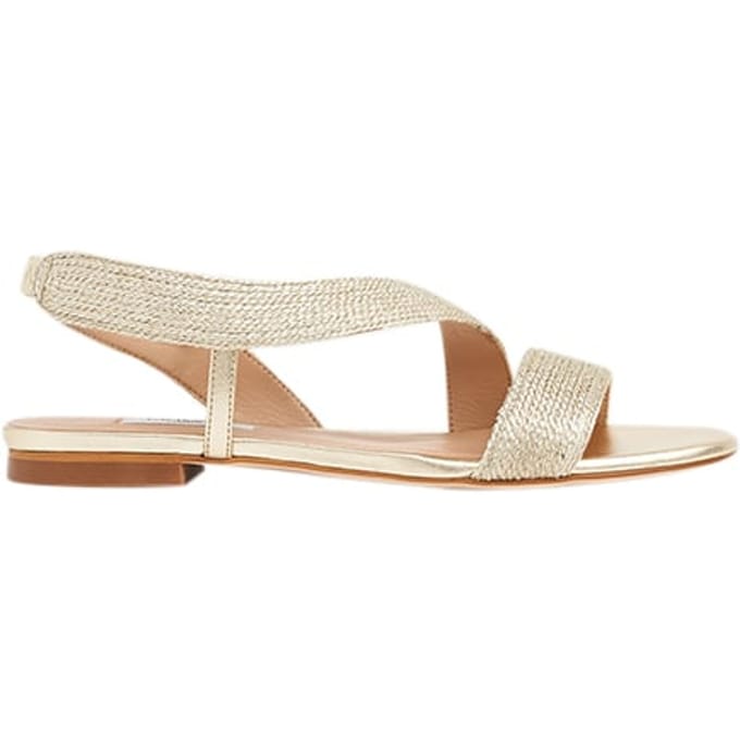 LK Bennett Rachel Sandal Soft Gold Maat: 35 | Sandalen Outlet | Dames | Goud