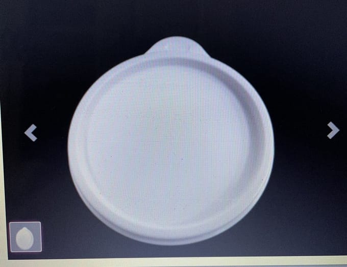 Tupperware losse deksel 9.5cm