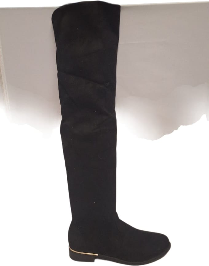 SUPER ME- SUEDELOOK LAARS- BLACK-OMSLAG-39