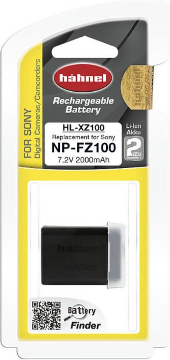Hahnel HL-XZ100 Li-Ion Accu (Sony NP-FZ100)