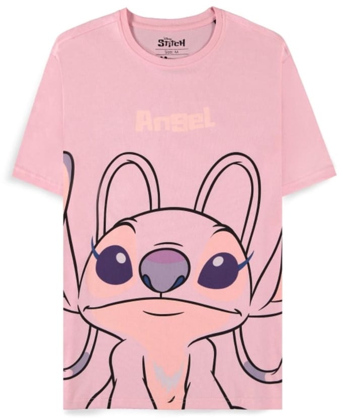 Disney Lilo & Stitch - Angel Unisex T-shirt - M - Roze