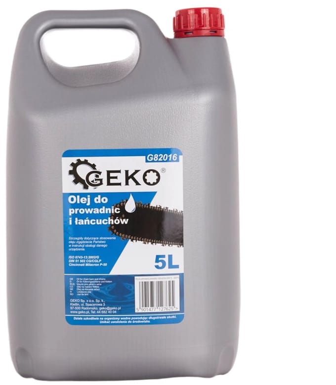 GEKO Olie voor kettinggeleiders - 5L - Geschikt voor horizontale geleiders
