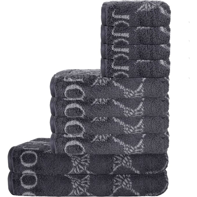 JOOP! Handdoek Een maat, 50x100 Set van 10
