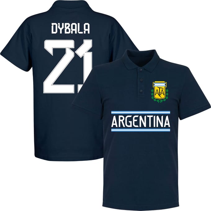Argentinië Dybala 21 Team Polo - Navy - S