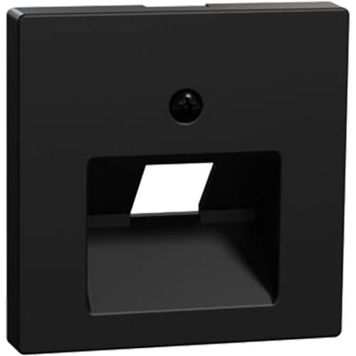 Schneider- Electric Schneider Electric Systeem-M centraalplaat data 1-voudig Mat zwart