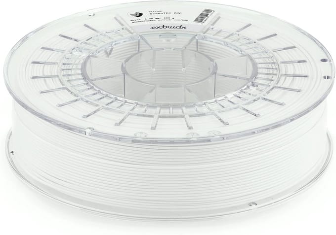 Greentec PRO 'WHITE' 3D printer filament - 1.75mm ø - 0.8kg spool - Biodegradable & Made in Austria
