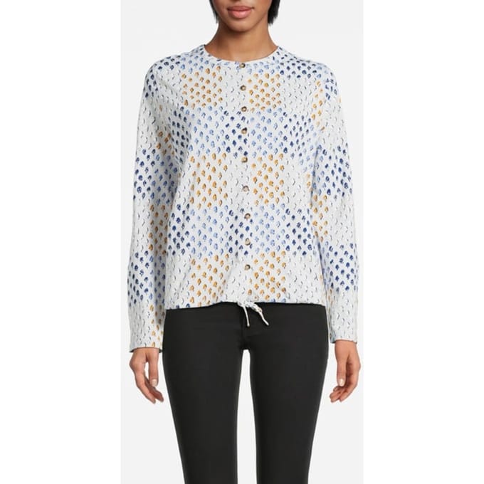 White Stuff Tia Hie Hem Jersey Shirt Grey Multi Taglia: 10 | Magliette intime Outlet | Donna | Grigio
