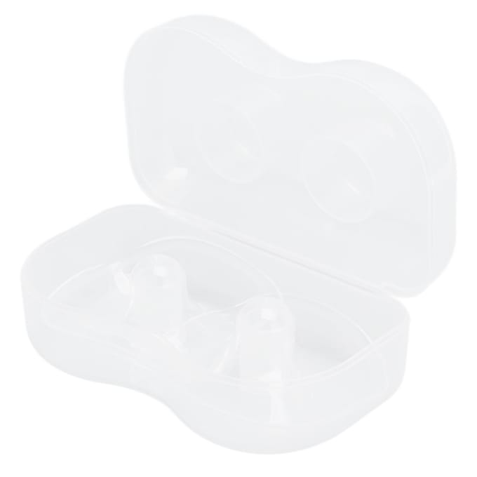 2 Sets Transparante Tepelbeschermers Vloeibare Siliconen Borstvoedings Beschermhoes voor Kraamvrouwen white