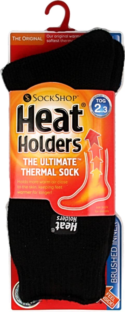 Heat Holders Ladies original socks maat 4-8 black 1 Paar