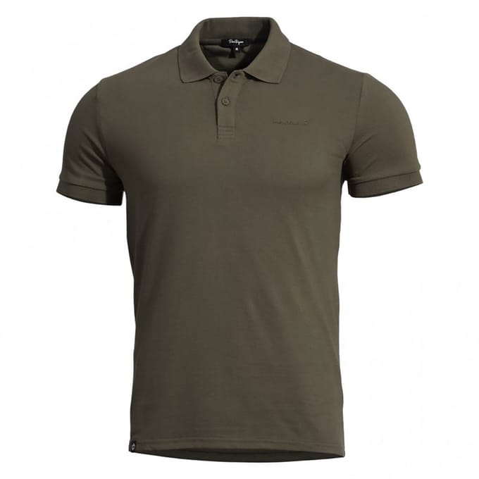 Pentagon Moth Piquet Korte Mouw Poloshirt Bruin M Man