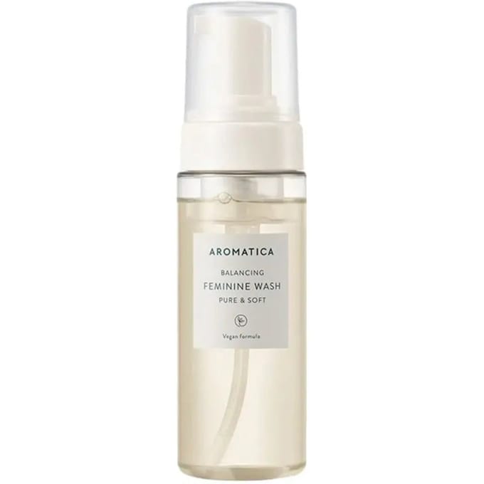 Aromatica, Pure & Soft Feminine Wash, 5.7 fl oz (170 ml) white