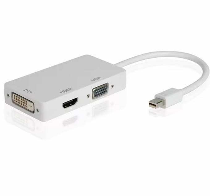 New Age Devi - Mini Displayport - DVI HDMI VGA - Wit Ultieme Multifunctionele Kabel