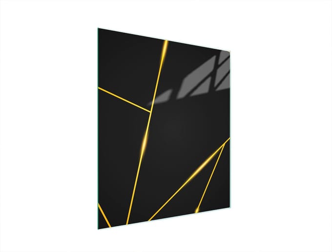 TMK ArtDeko - Snijplank Glas - 45x52 cm - Zwart - Hartglas