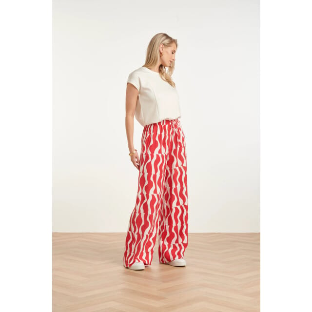Smashed Lemon Elegante witte top met kapmouwtjes |