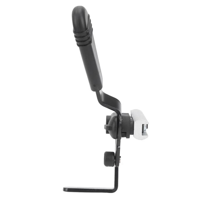 Frein à main pour fauteuil roulant, 25 mm, 1 po, en alliage d'aluminium robuste, pour personnes âgées, gauche black