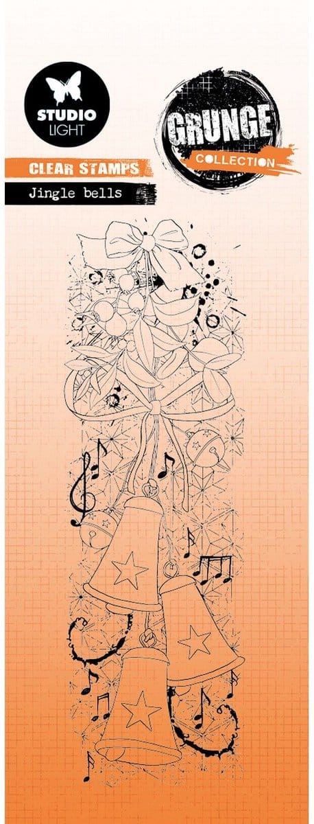 Studio Light Grunge Collection Clear Stamp Jingle Bells