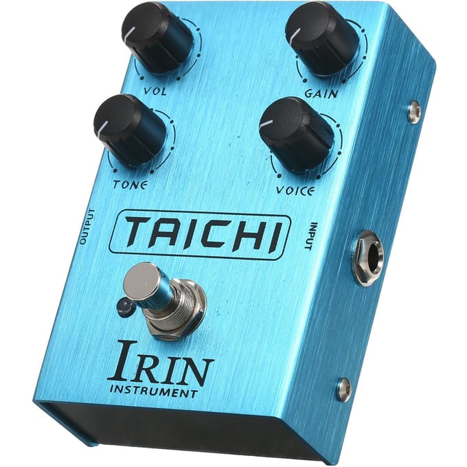IRIN Overdrive Gitaareffectpedaal Luidspreker Overbelastingseffectprocessor Effector met toonversterkingsvolume lichtblauwe kleur