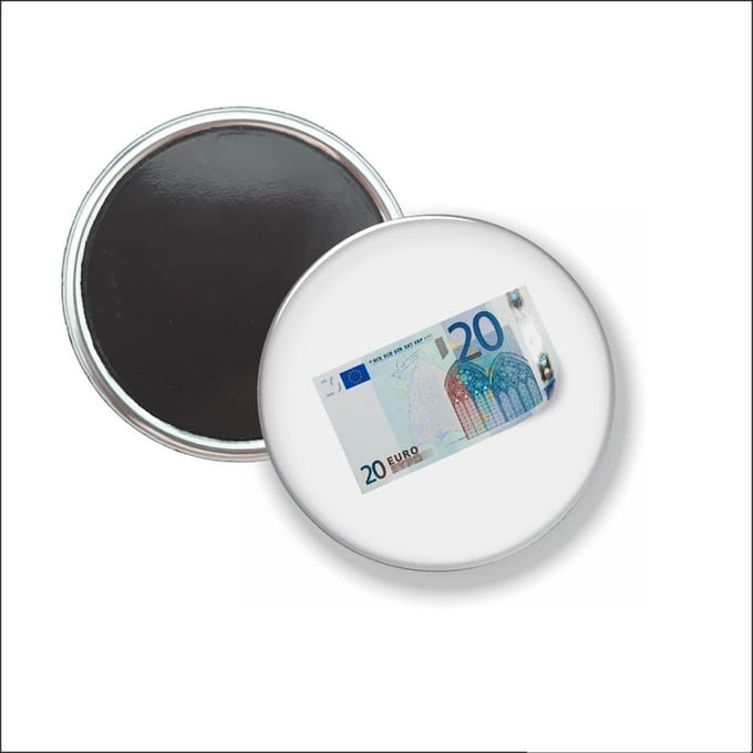 Button Met Magneet - 20 euro - NIET VOOR KLEDING