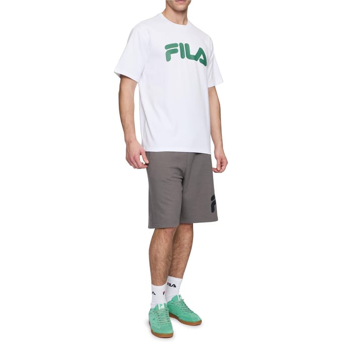 FILA Lasson Loose Fit Tee Bright White Taglia: XS | Magliette basic Outlet | Uomo | Bianco