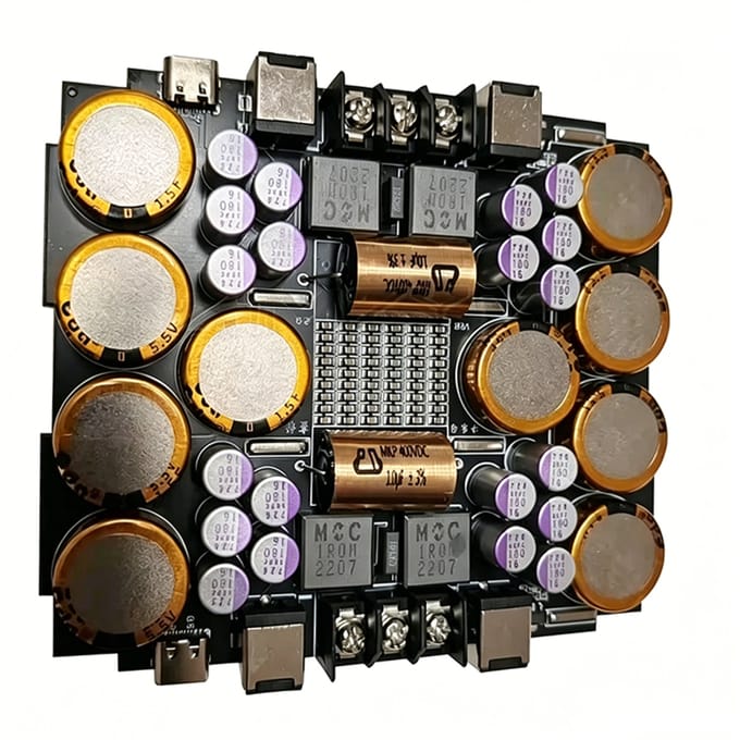 V2 Flagship HIFI DC Power Purifier Ruisreductie Power Filter Aluminiumlegering Behuizing DC2.1 DC2.5 voor DAC Audio Systeem