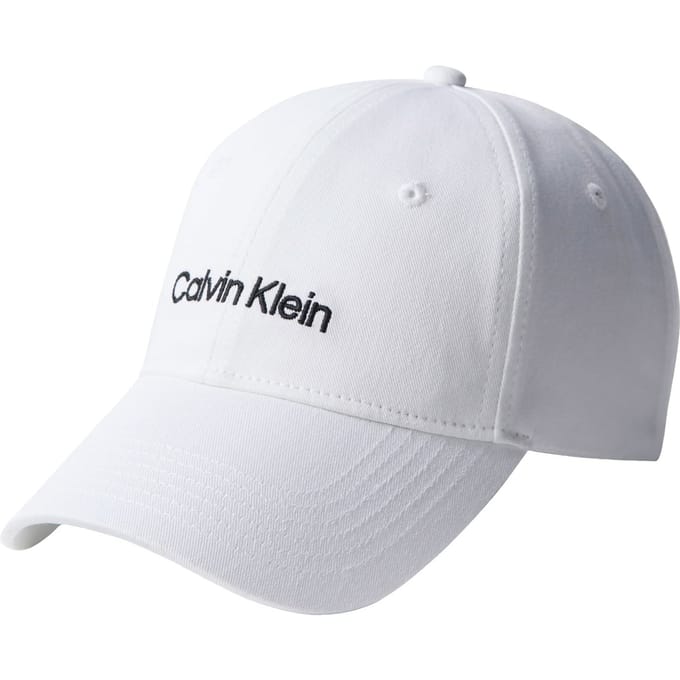 Calvin Klein Logo Embroidery Baseball Cap Bright White Maat: OS | Hoeden Outlet | Dames | Wit