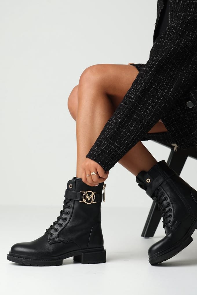 Mexx Enkellaars Kimberly Zwart Dames - Maat 39