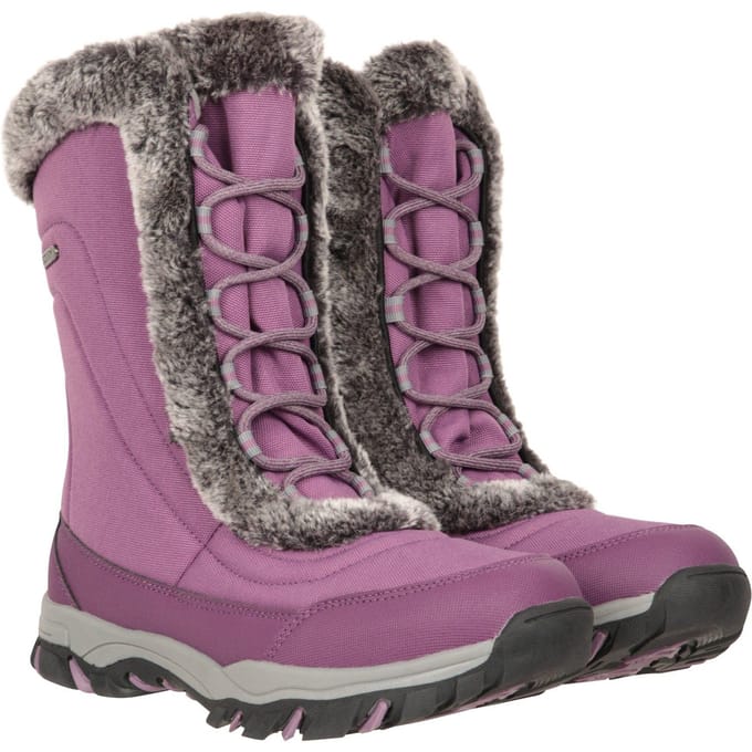 Mountain Warehouse Dames/Dames Ohio Sneeuwlaarzen (Donkerpaars)