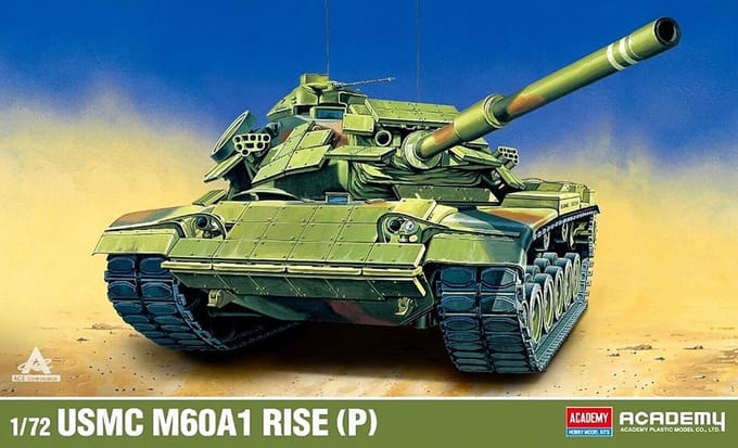 Academy Modelbouwpakket Militaire voertuigen - 13425 M60A1 RISE (P) Tank Plastic - 1:72 - Modelbouw