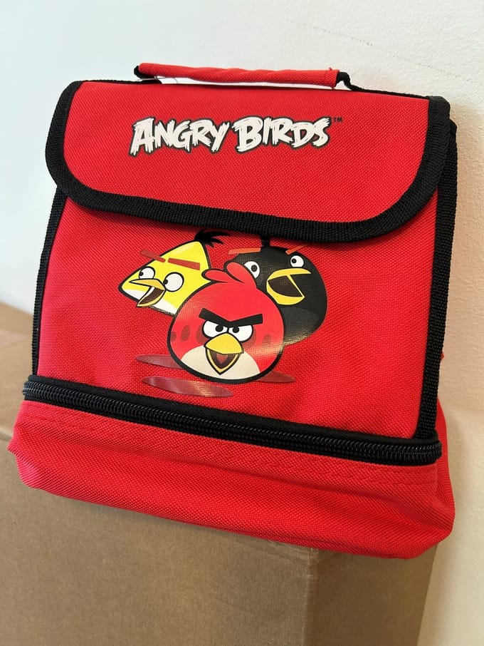 Angry Birds Lunchtas Rood 24 x 19 x 12cm