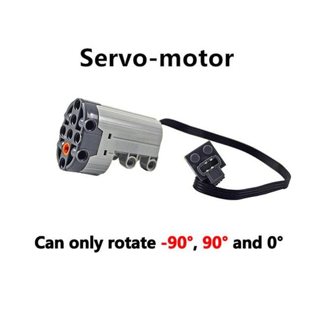Pièces Techniques de Moteur Fonctions Multiples Puissance 8293 8883 Outil Servo Moteur de Train Ensembles de Modèles Pf Blocs de Construction Compatibles Tous s