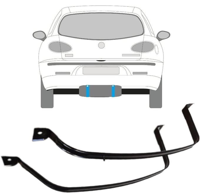 Brandstoftank klemmen voor Alfa Romeo 147 2000-2010