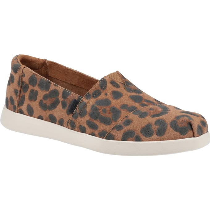 TOMS Alpargata Plus Leren Espadrilles Voor Dames In Bruine Suiker Kleur