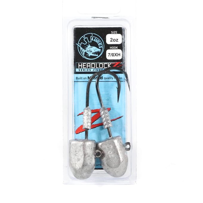 Tackle Tactics TT Headlockz HD Jig Head 2 oz 7/0 XH 2/verpakking (3368) white